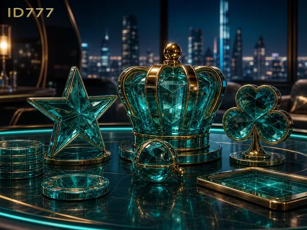 Tampilan beranda Id777 pada perangkat seluler